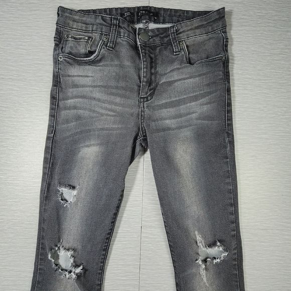 STS Blue Emma Ankle Skinny Black Distressed Jeans Womens Size 26 - Picture 2 of 12